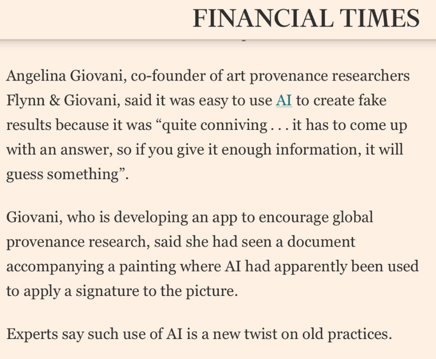 Financial Times article mentioning Source