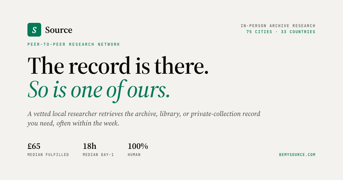 Source · The record is there. So is one of ours.